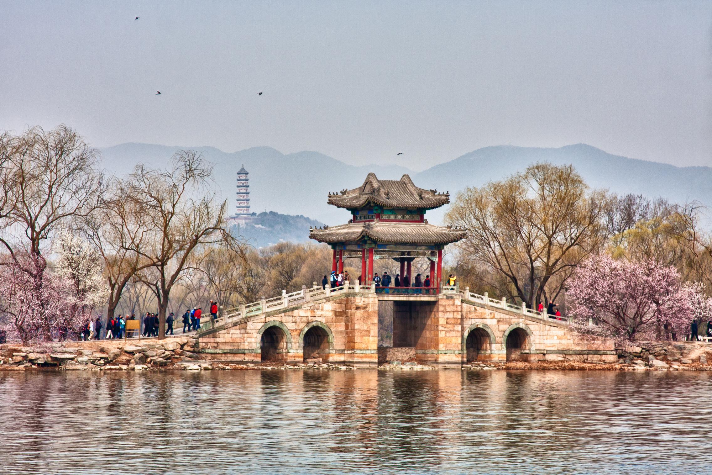 Summer palace in spring