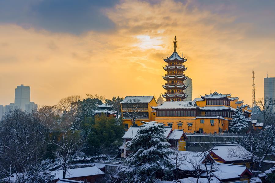 Jiming Temple in Nanjing
