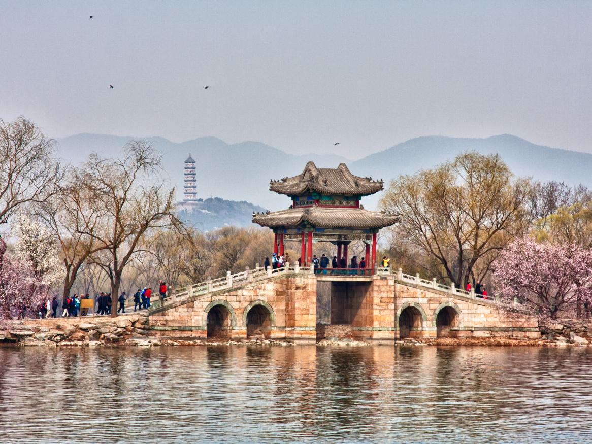 Summer palace in spring